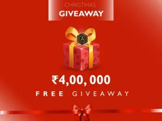 Get a chance to win 4,00,000 Free Giveaway on Christmas