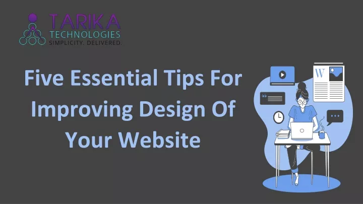 five essential tips for improving design of your website