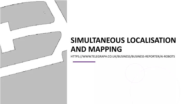 simultaneous localisation and mapping