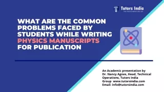 what are the common problems faced by students