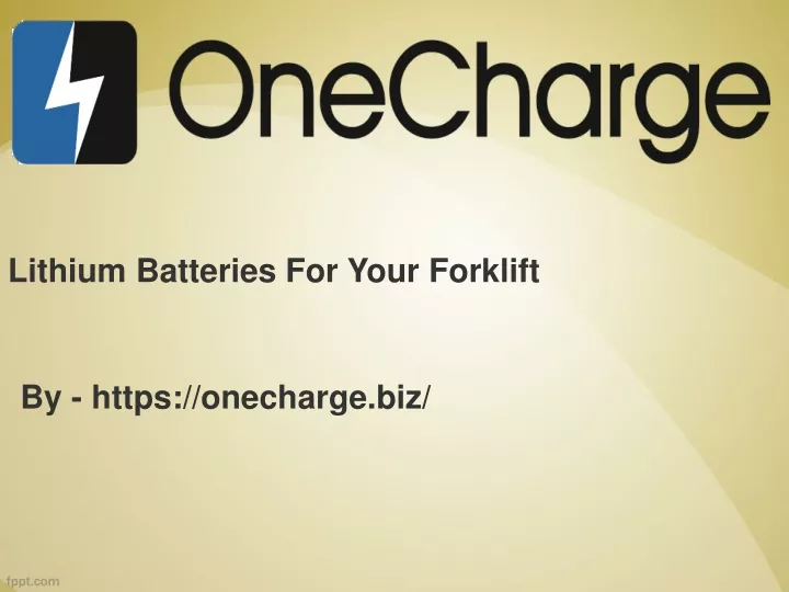lithium batteries for your forklift