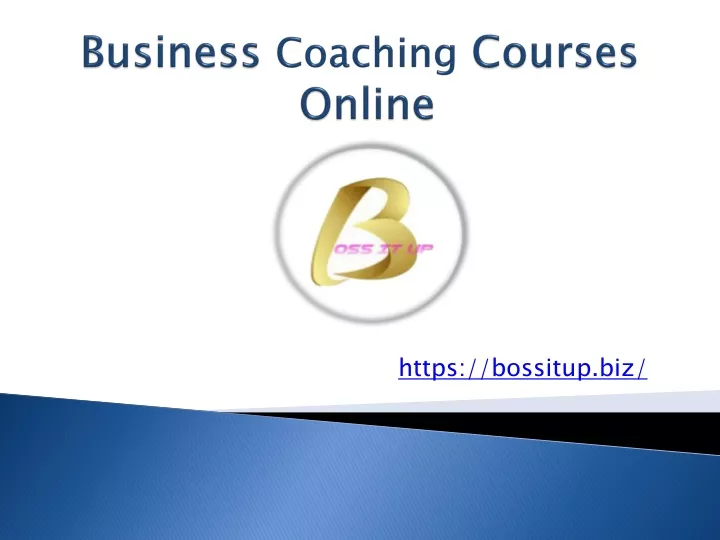 business coaching courses online