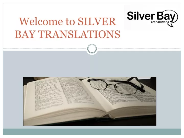 welcome to silver bay translations