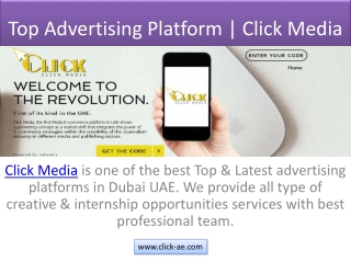 top advertising platform click media