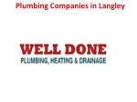 Plumbing Companies in Langley