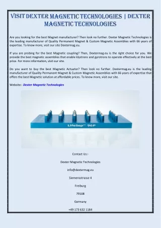 are you looking for the best magnet manufacturer