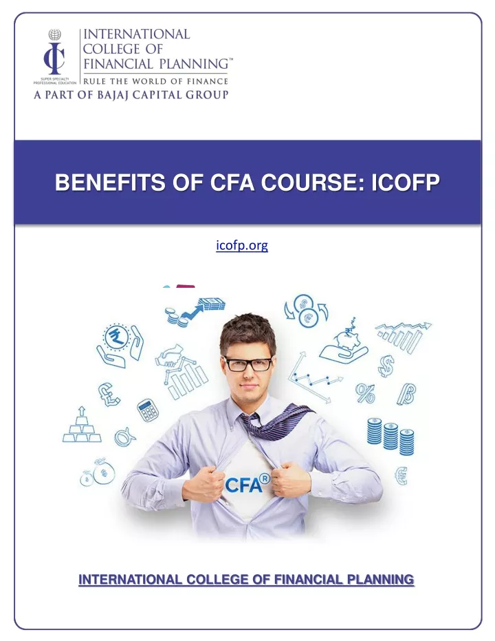 benefits of cfa course icofp