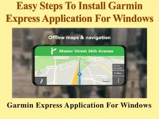 Easy steps to install Garmin express application for windows