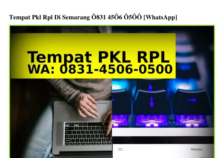 tempat pkl rpl di semarang 831 45 6 5 whatsapp