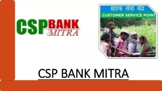 A Quick Sanction of A CSP Bank Mitra Post From A Renowned Provider