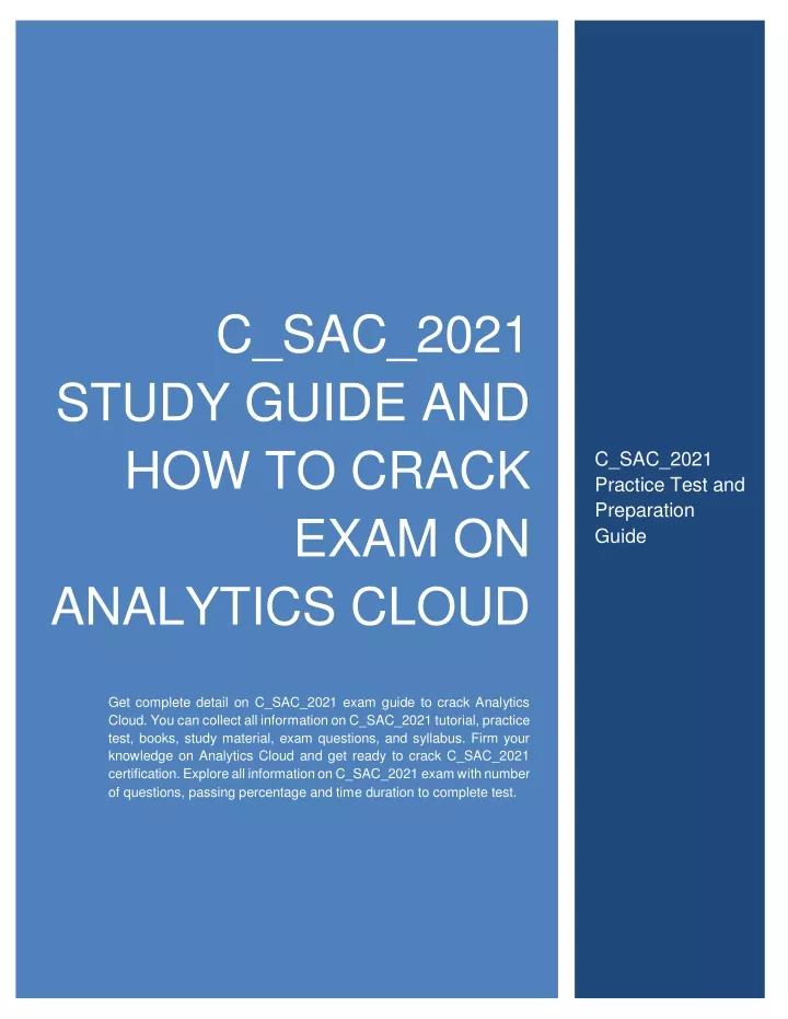 c sac 2021 study guide and how to crack exam