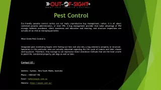 pest control
