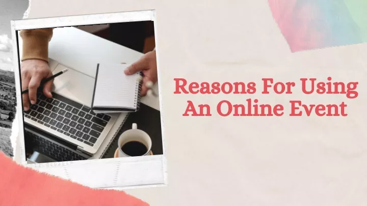 reasons for using an online event
