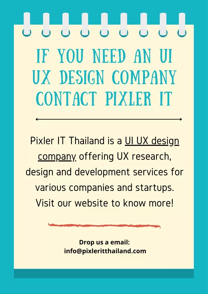 if you need an ui ux design company contact