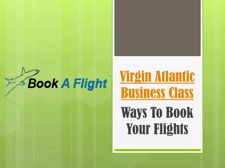 virgin atlantic business class