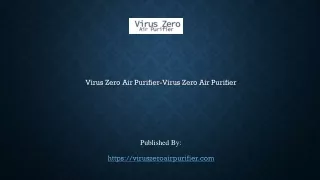 Virus Zero Air Purifier