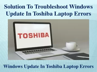 solution to troubleshoot windows update
