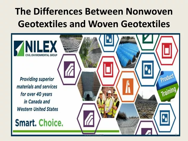the differences between nonwoven geotextiles