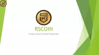 Rscoin (RSC) Global Cryptocurrency - Crypto of Future.