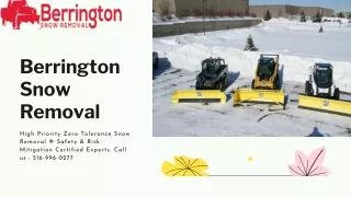 Berrington Snow Removal Services (516-996-0277)