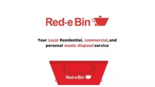 Bin Rental & Waste Disposal Victoria BC | Red-E-Bin