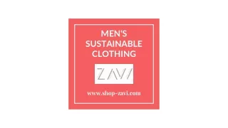 Buy Men's Sustainable Clothing Online