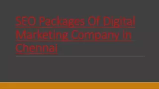 seo packages of digital marketing company in chennai