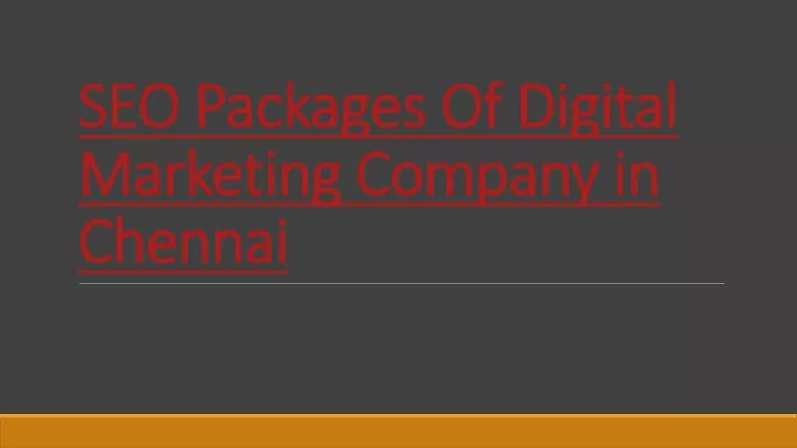 seo packages of digital marketing company in chennai