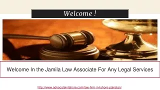Competent Law Firms in Lahore Pakistan With Professional Advocates in Lahore
