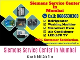 Siemens Service Center in Mumbai
