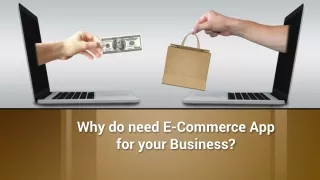 why do need e commerce app for your business