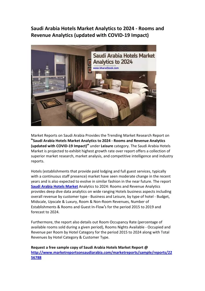 saudi arabia hotels market analytics to 2024
