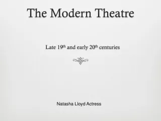 Natasha Lloyd Actress | The Modern Theatre