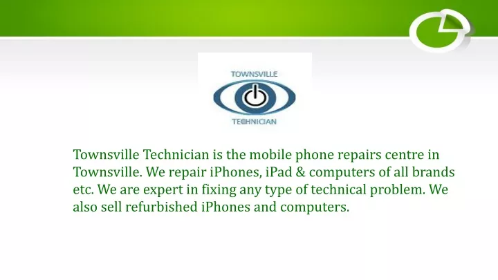 townsville technician is the mobile phone repairs