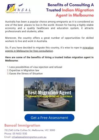 Benefits of Consulting A Trusted Indian Migration Agent in Melbourne?