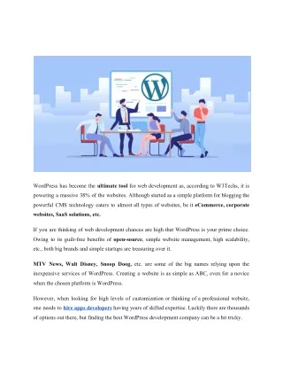 wordpress has become the ultimate tool