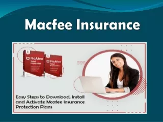 macfee insurance