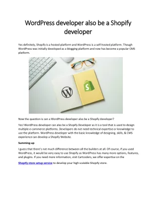 wordpress wordpressdeveloper