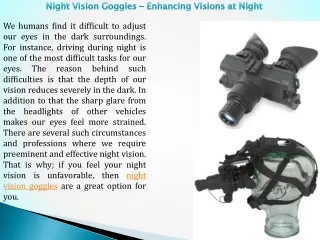PVS7 Night Vision Goggles - Night Vision 4 Less