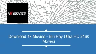 Your Daily Movie Mania - Download 4kmovies Online