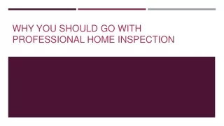 Best Home Inspection Services