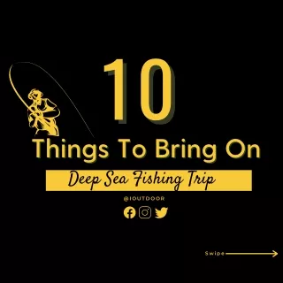 10 Things To Bring On A Deep Sea Fishing Trip