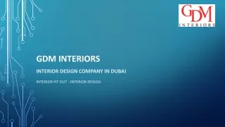 Interior Design Services in Dubai