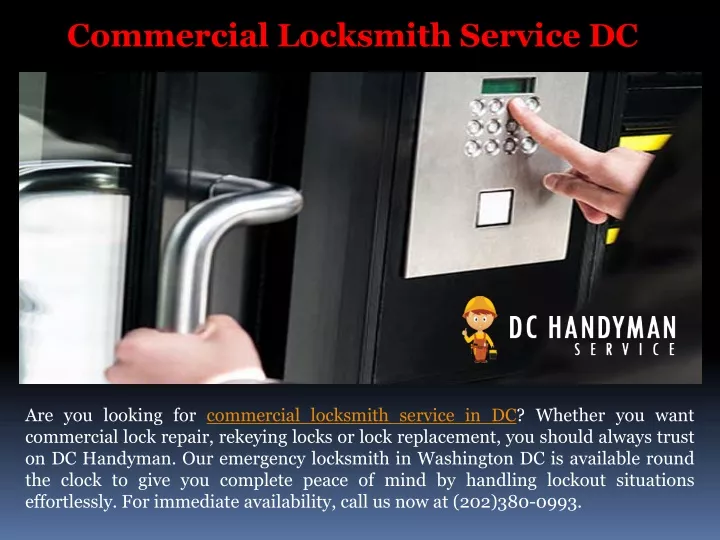 commercial locksmith service dc