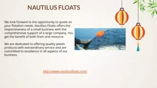 Gullwing Pontoon by Nautilus Floats