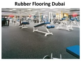 Rubber Flooring Dubai