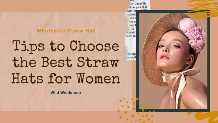 wholesale straw hat tips to choose the best straw