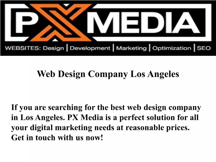 web design company los angeles