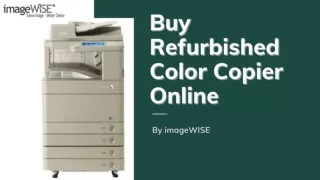 Buy Refurbished Color Copier Online