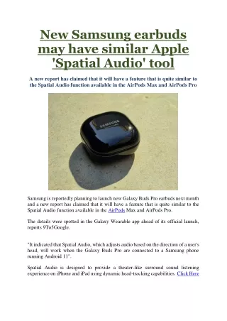 new samsung earbuds may have similar apple